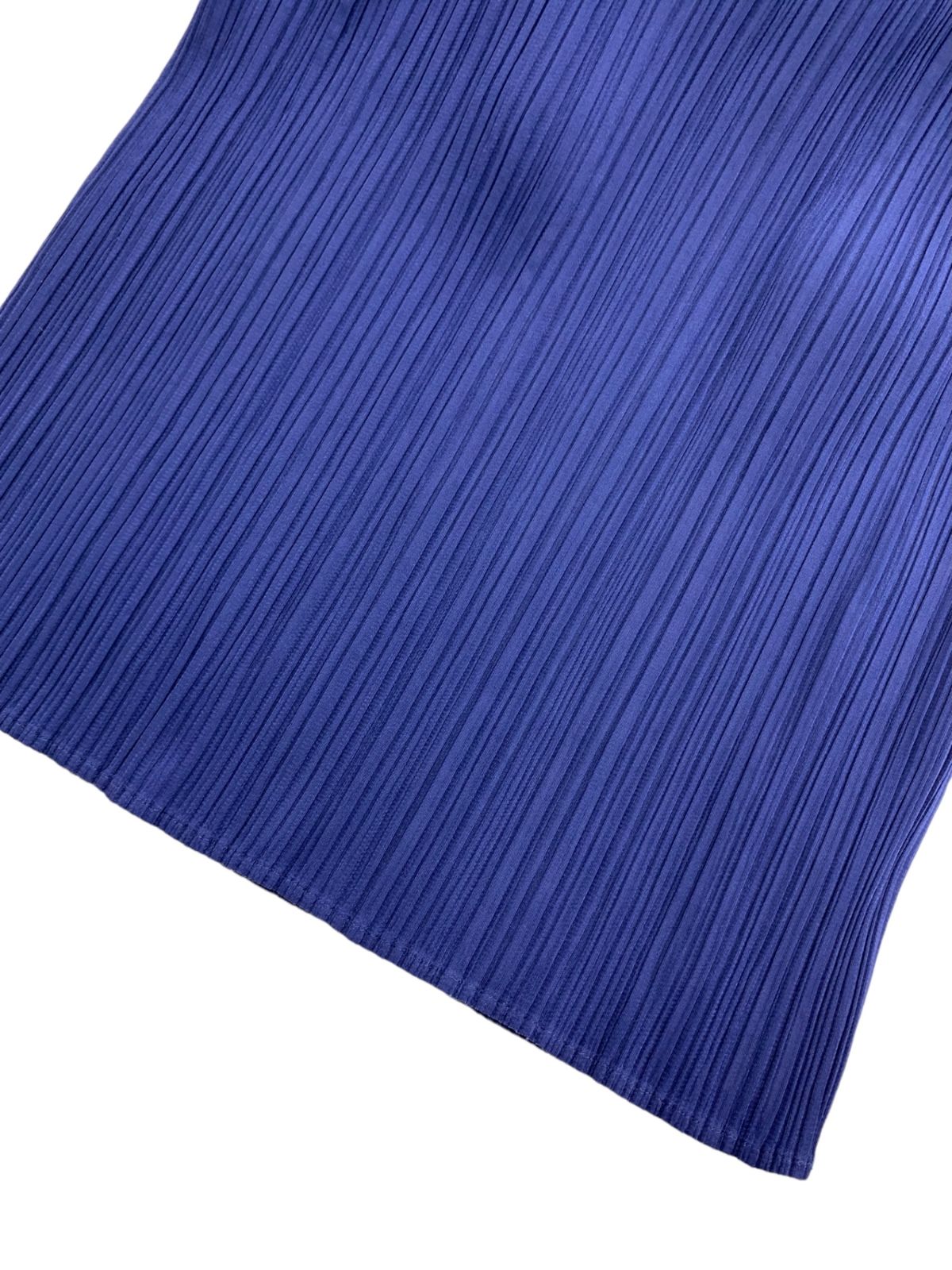 【美品】PLEATS PLEASE プリーツプリーズ 半袖 トップス 青 ブルー プリーツプリーズ ブルー半袖 PLEATS PLEASE ISSEY MIYAKE - 美品