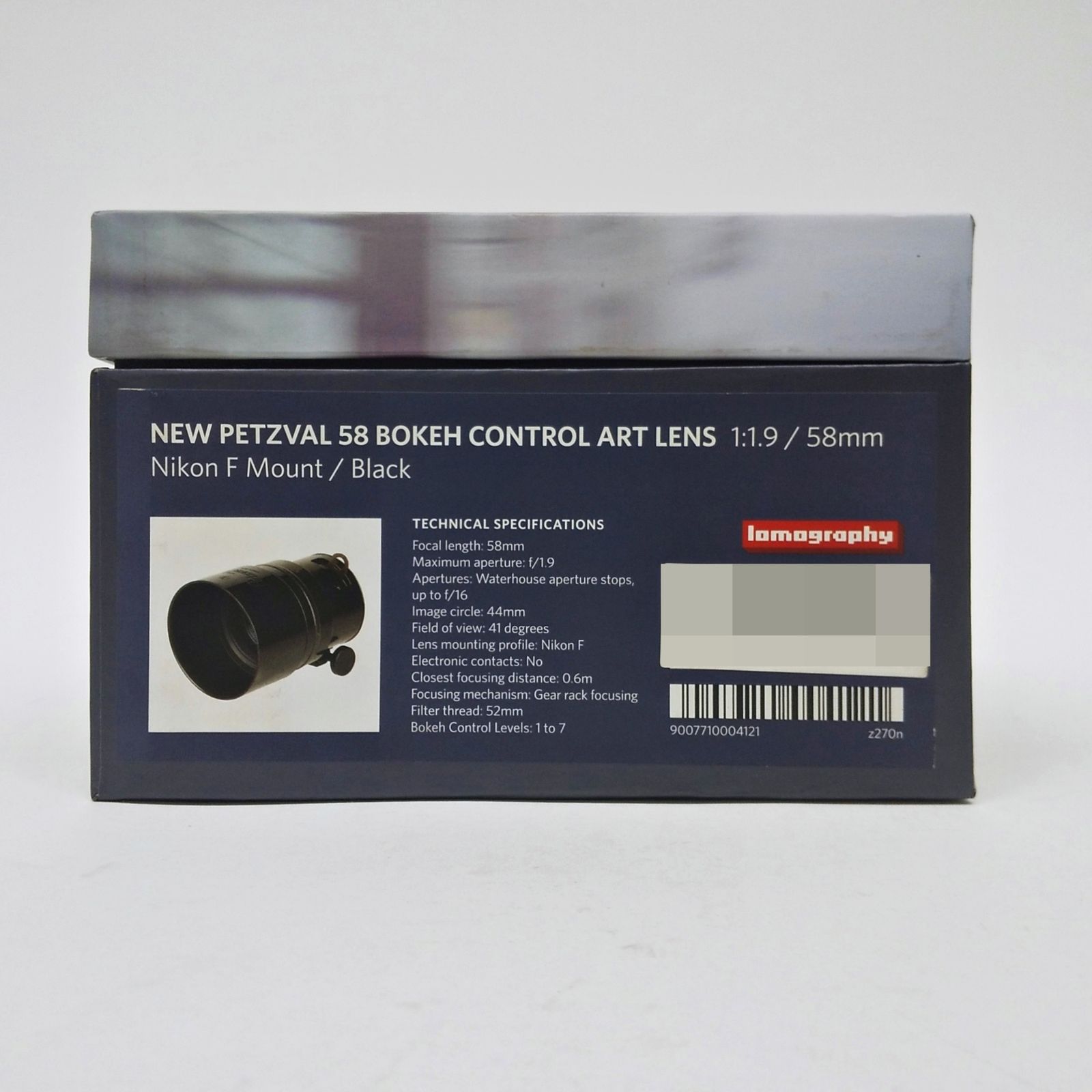 ブランド通販 Fマウント Nikon Control Bokeh 58 Petzval New Art 1:1.9 Lens レンズ(単焦点)