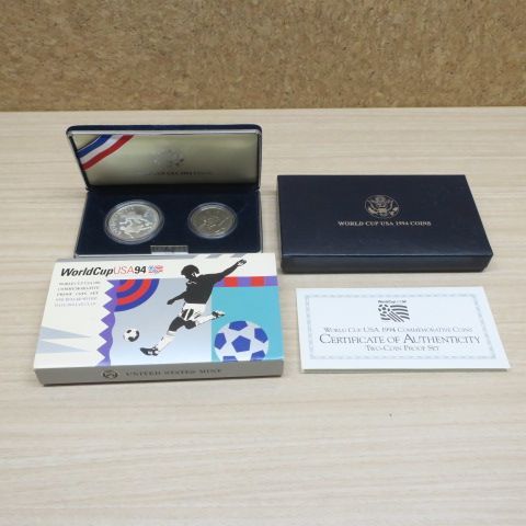アメリカ FIFAワールドカップ 銀貨 記念 プルーフコインセット 1994 1994年ワールドカップのアメリカのプルーフコインセット