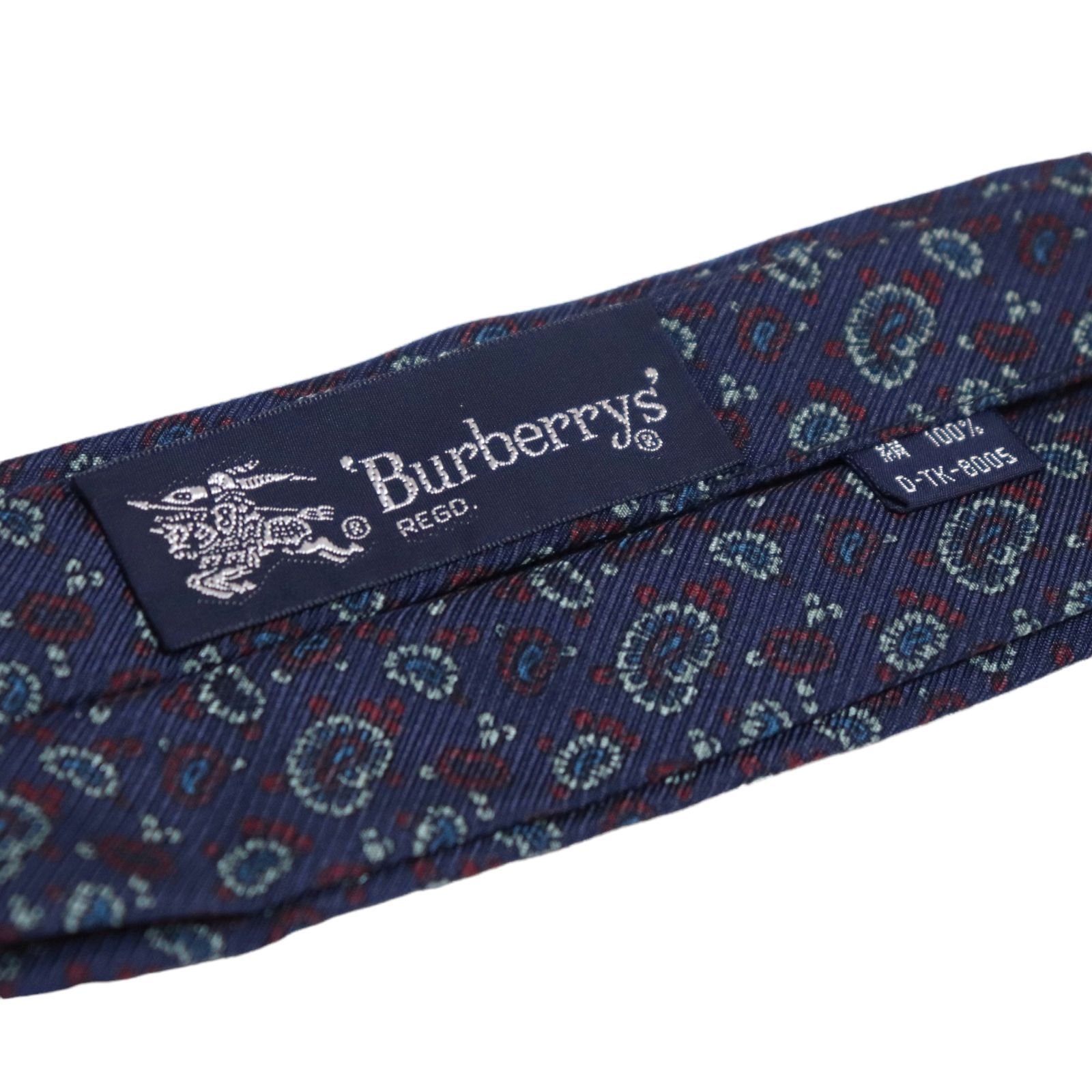 BURBERRY アスコットタイ Horse Country Carrot - Burberry Red/Navy Dot Ascot