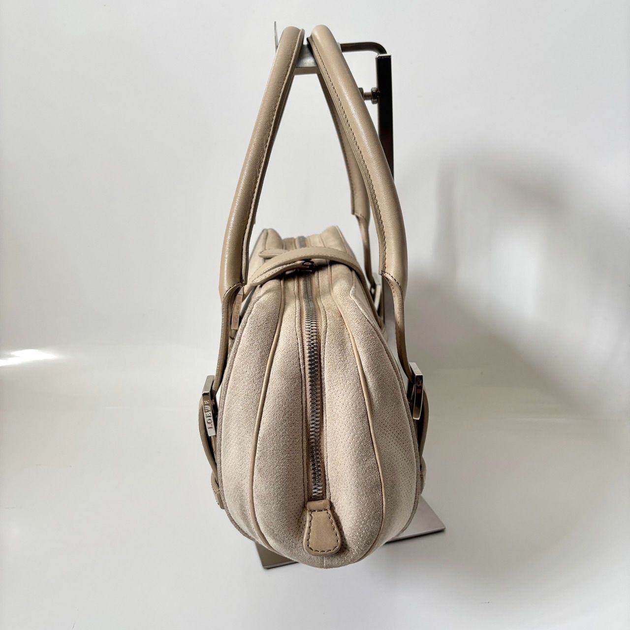 保存袋付 ロエベ LOEWE センダ ハンドバッグ スエード ブラウン 保存袋付 ロエベ LOEWE センダ ハンドバッグ スエード ブラウン