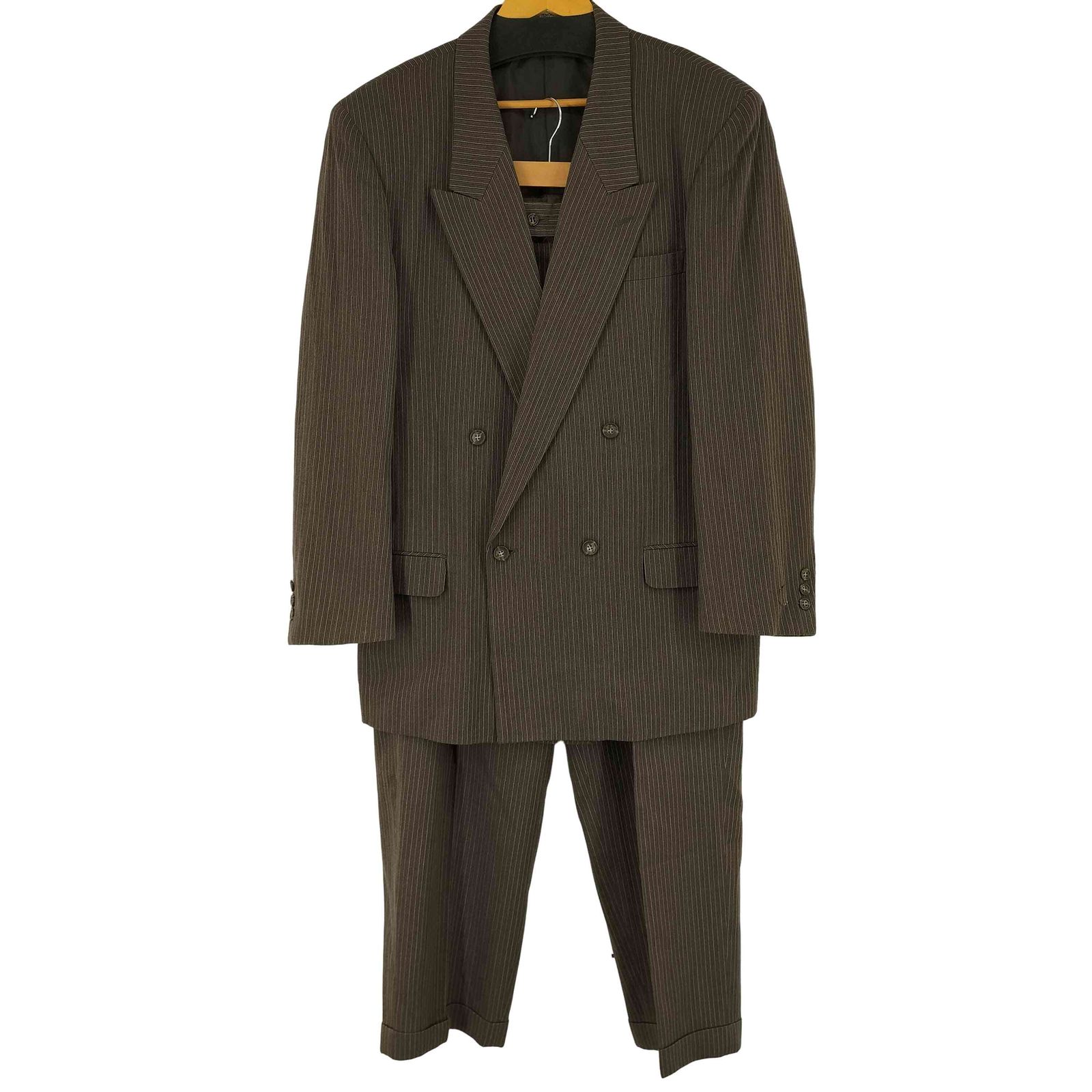 美品　メンズティノラス　ストライプ ダブルブレストジャケット 美品 メンズティノラス ストライプ ダブルブレストジャケット