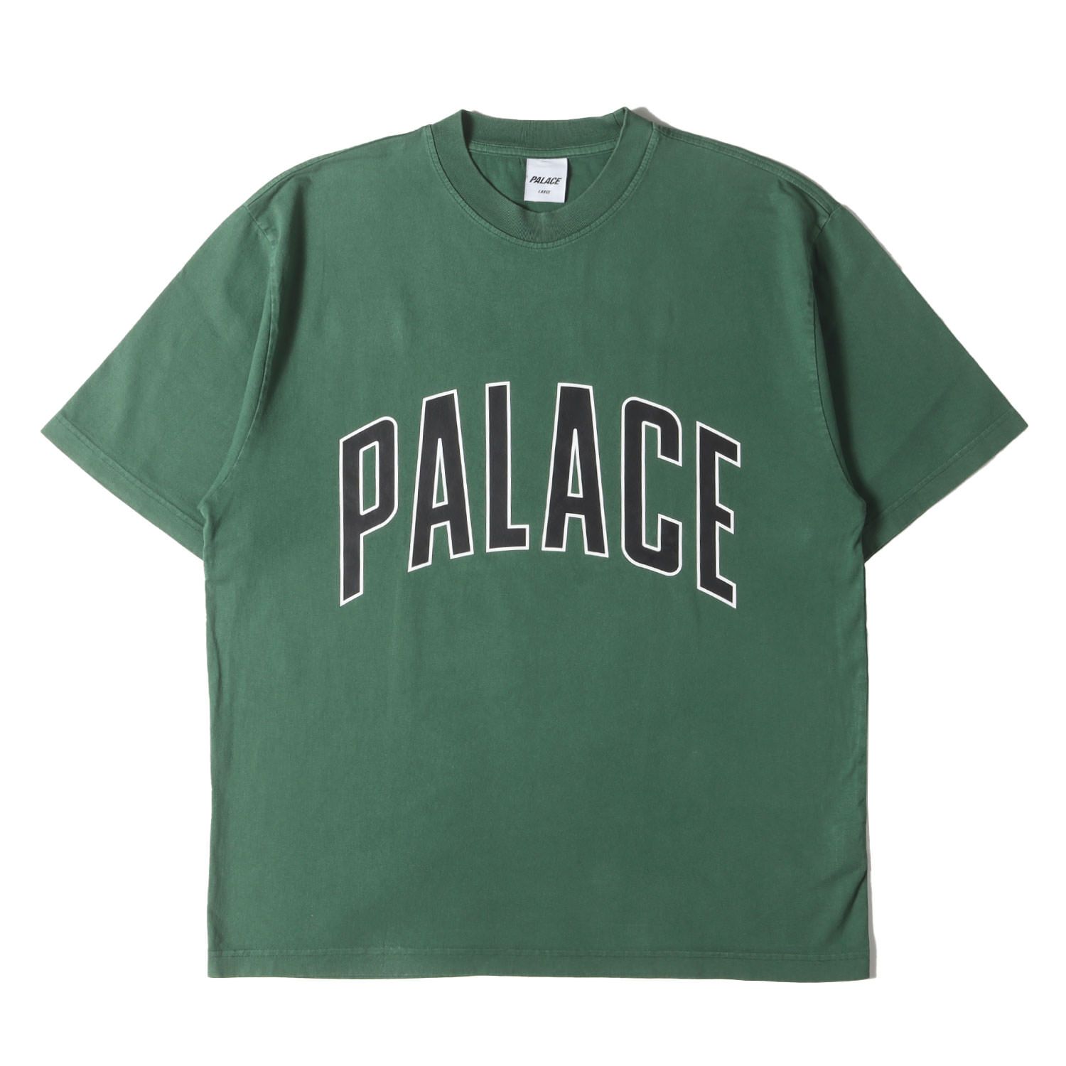 PALACE パレス Tシャツ サイズ L | 24SS アーチロゴ ヘビーウェイト クルーネック Tシャツ Athletic Heavy T-Shirt | グリーン Racey Green | トップス カットソー 半袖 メンズ