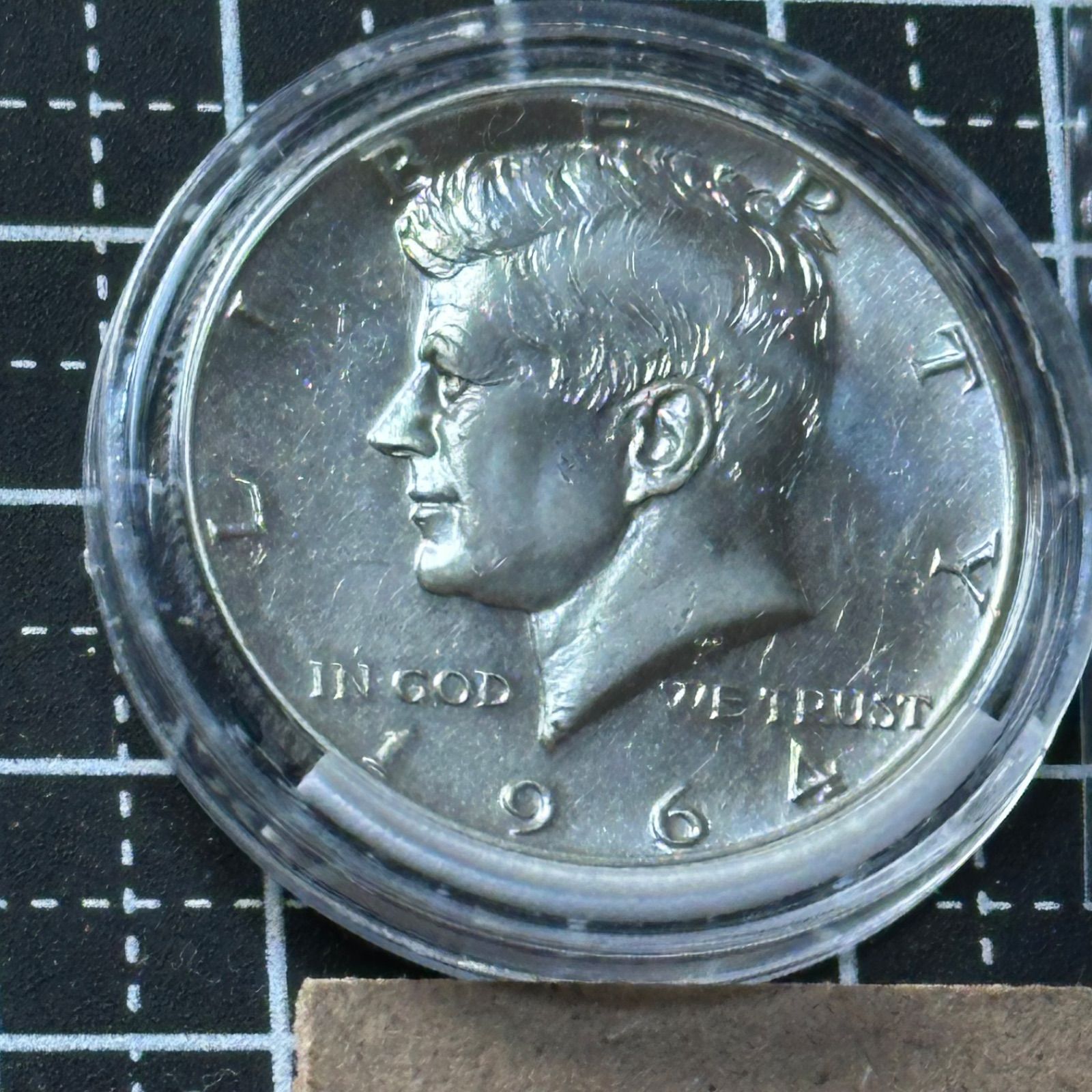 1964年＆1976年 ケネディハーフダラー銀貨セット 本物 アメリカ