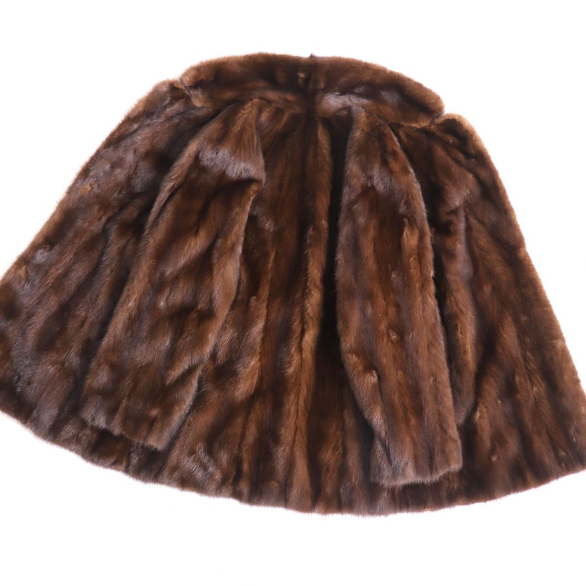 毛並み極美品◇MITSUKOSHI 三越 MINK ミンク 本毛皮コート ブラウン 11