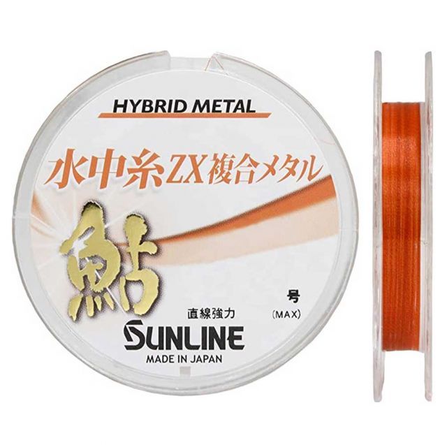 サンレッド出品 SUNLINE/サンライン】 鮎 水中糸 ZX複合メタル 24m 0.1号 (544622