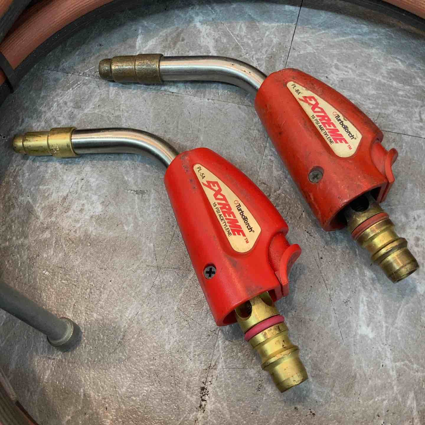 ロビネア ターボトーチ×3 PL-5A PL-8A PL-12A ゲージ ホース セット 八潮店