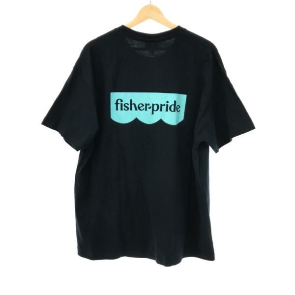 creek tシャツ　ネイビー creekクリークngler'sdevicefisherprideプリントTシャツネイビーサイズ