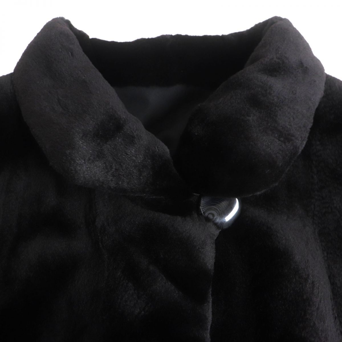 毛並み極美品▽MINK シェアードミンク リバーシブル 本毛皮コート