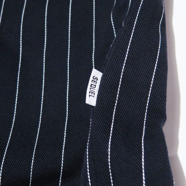 SEQUEL TYPE-F チノパン ストライプ ネイビー パンツ S