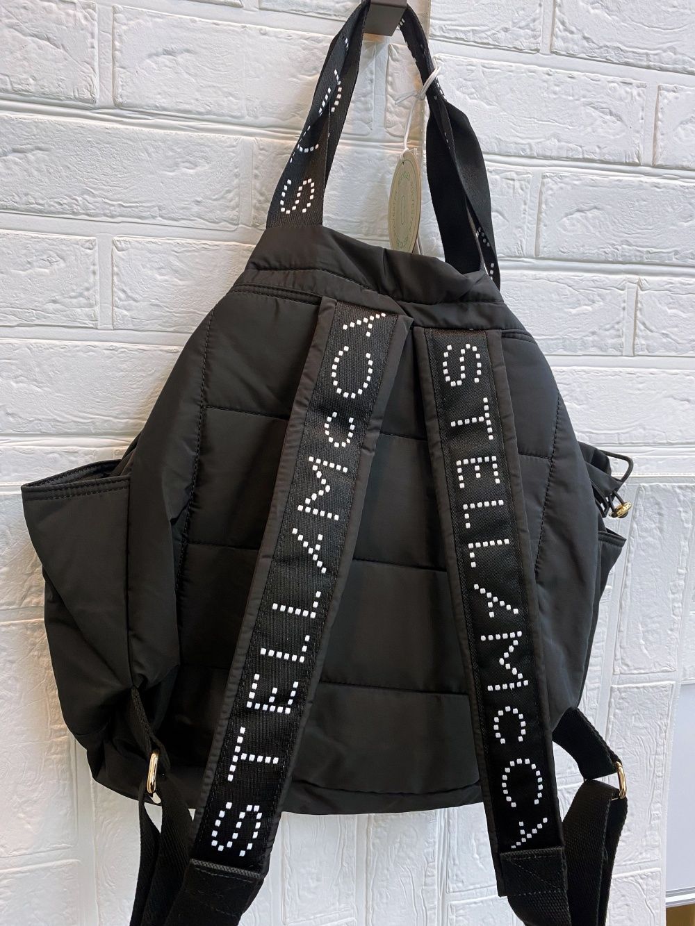 新品タグ付 STELLA MCCARTNEY ロゴ マザーズバッグ リュック