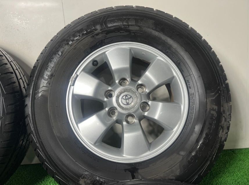 管理番号 247-37】 トヨタ ハイラックスサーフ 純正 ホイール 16×7J +11 PCD 139.7-6H グッドイヤー 265/70R16  ランクル 等 - メルカリ