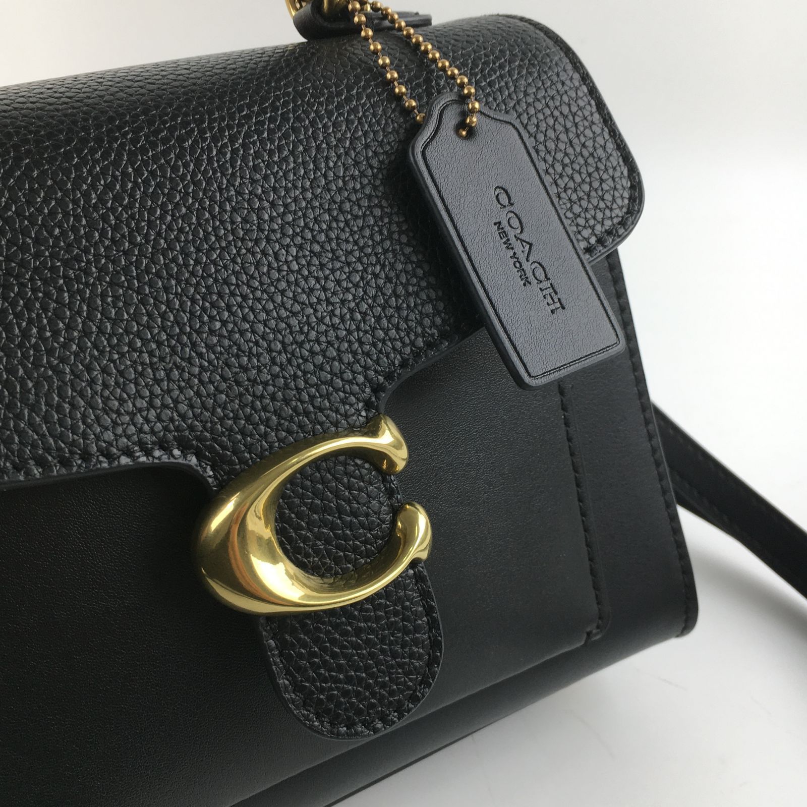 新品 COACH コーチ レザー タビー トップ ハンドル 20 ショルダーバッグ タビートップハンドル 636 - メルカリ