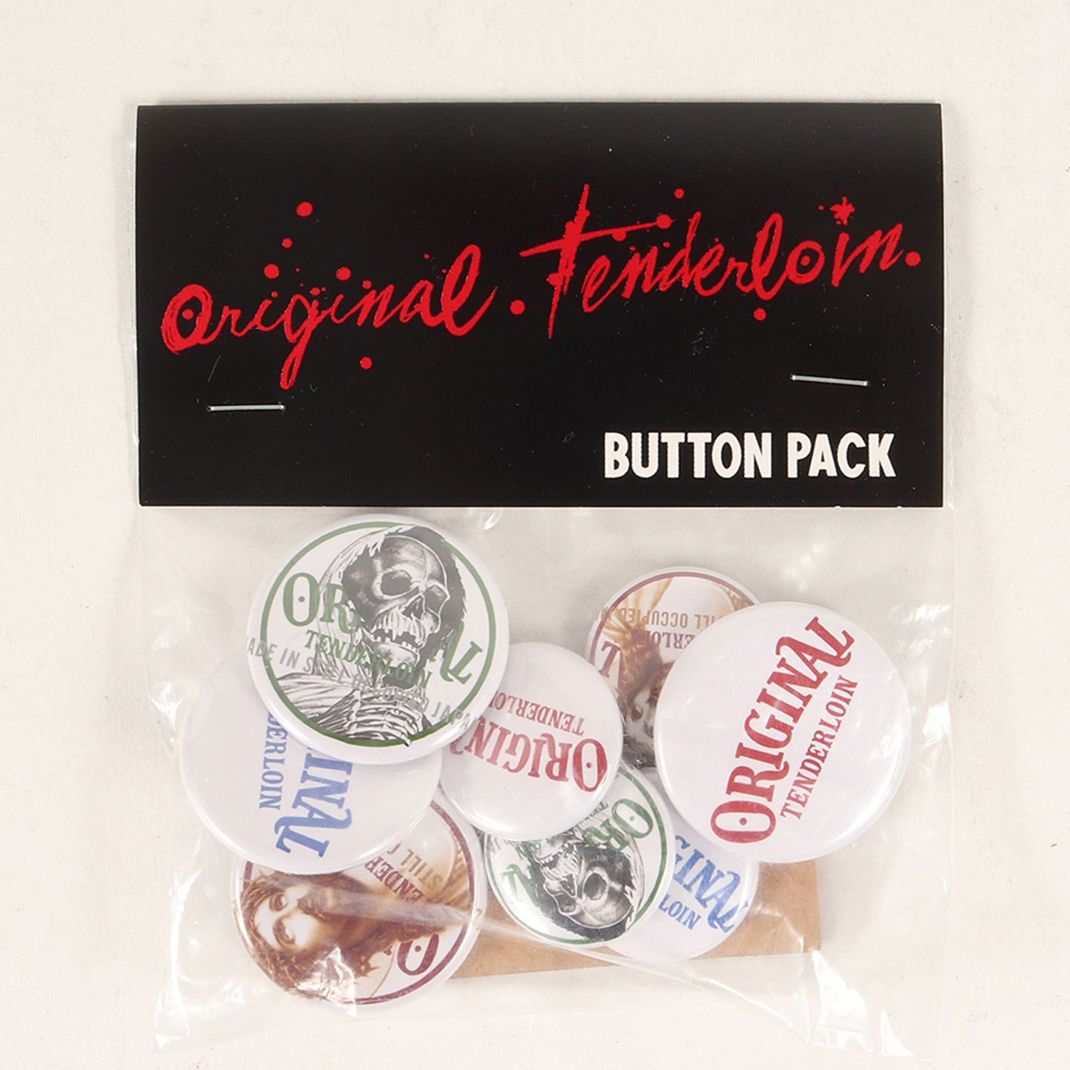 新品】TENDERLOIN テンダーロイン 缶バッチ セット 3種 (BOTTON PACK