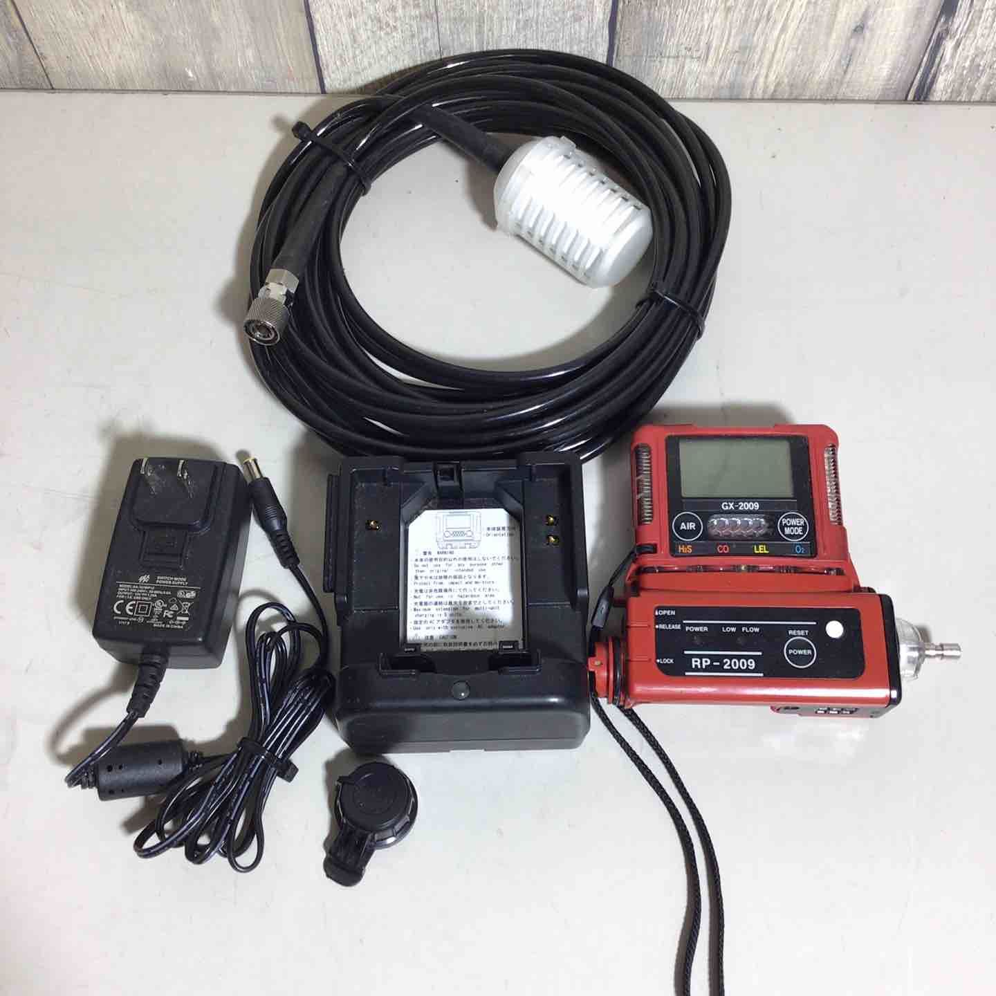 理研計器 ポケッタブルマルチガスモニター GX-2009 ガス検知器 ガス吸引用ポンプユニット RP-2009 付き 戸田店