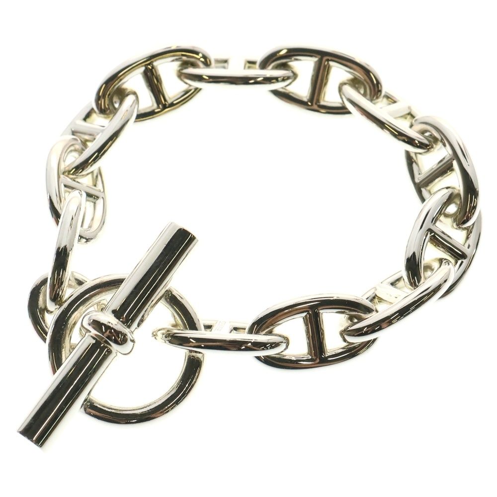 HERMES エルメス Chaine d Ancre GM シェーヌダンクル 12コマ チェーンブレスレット シルバー