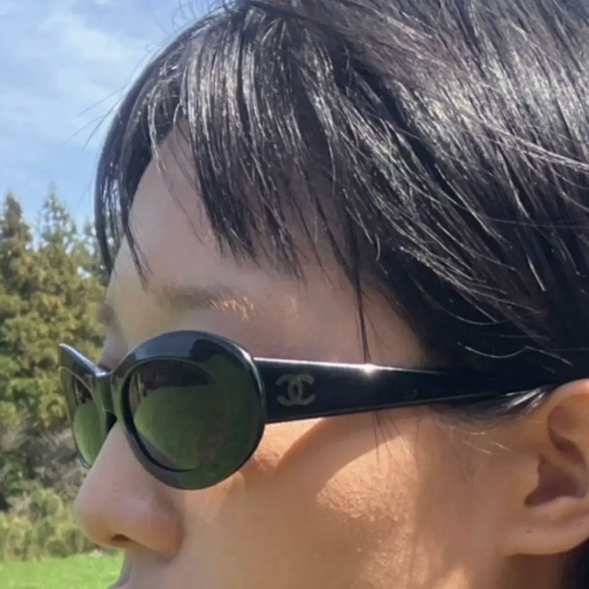 CHANEL シャネル ヴィンテージ オーヴァル サングラス