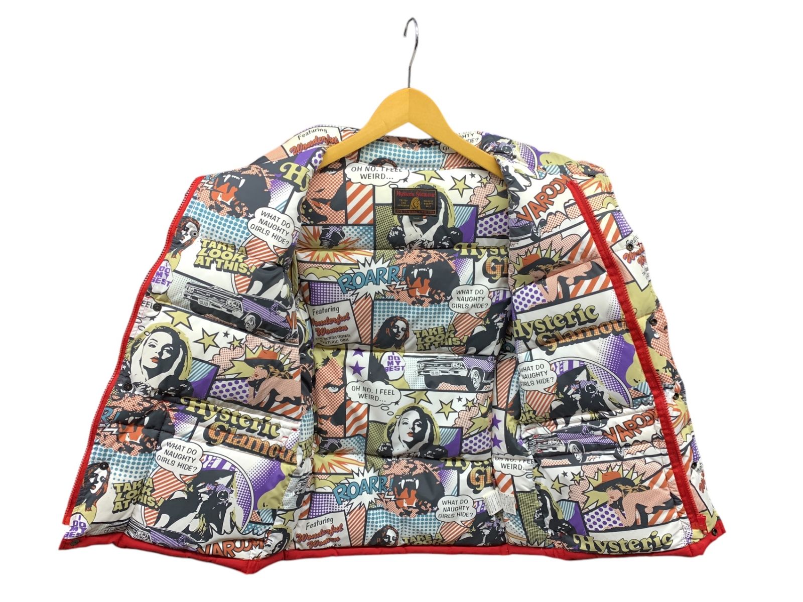 HYSTERIC GLAMOUR (ヒステリックグラマー) 牛革 ナイロン ダウン