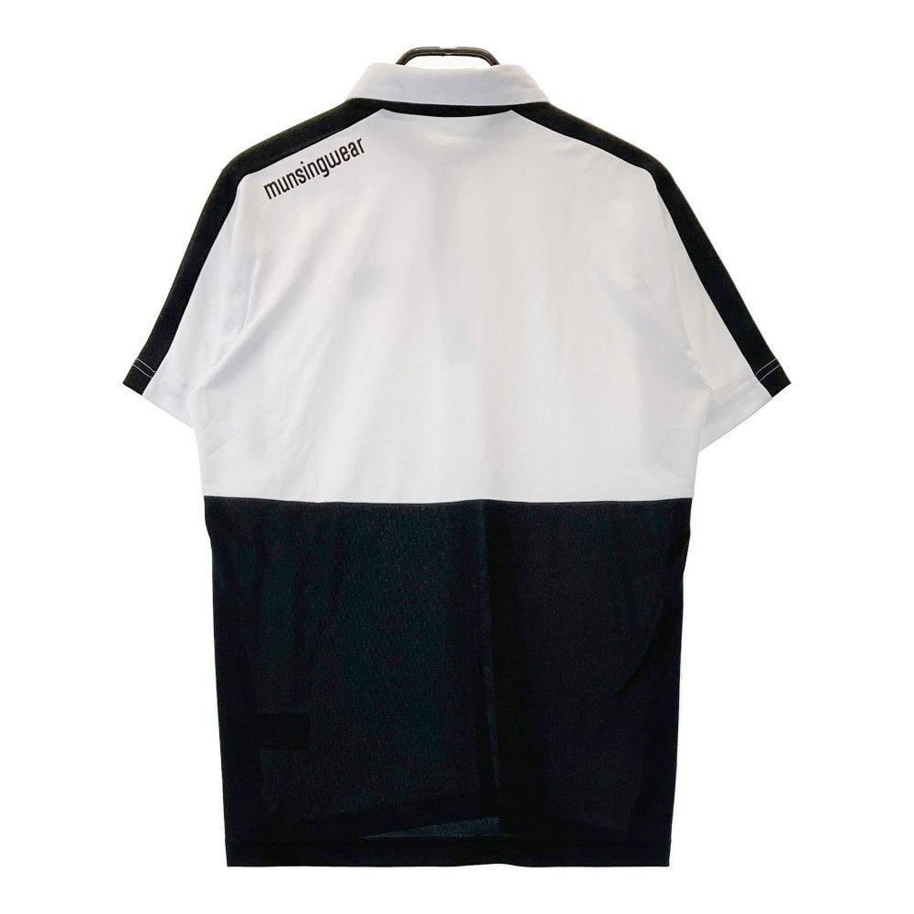 サイズ：L MUNSING WEAR マンシングウェア ハーフジップ 半袖