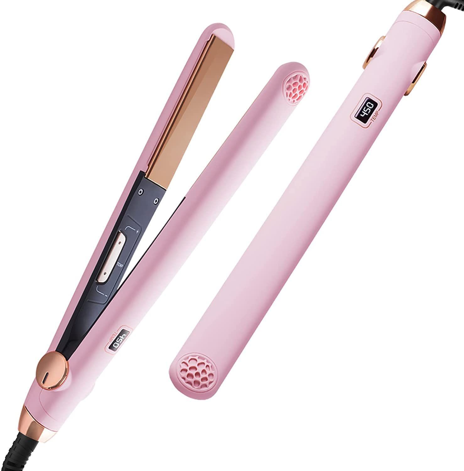 TYMO タイモ ヘアアイロン 重力センサー機能 24ｍｍ ナノチタンコーティング ストレートアイロン MCH 40秒加熱 3Dプレート LEDディスプレイ 温度確認可能 70～230 17段階温度調節 5分睡眠モード や