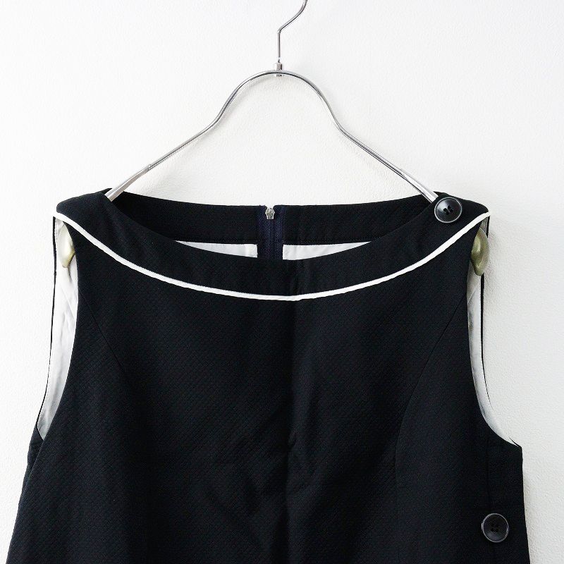 フォクシー FOXEY 35717 Deauville サイドボタン ノースリーブ