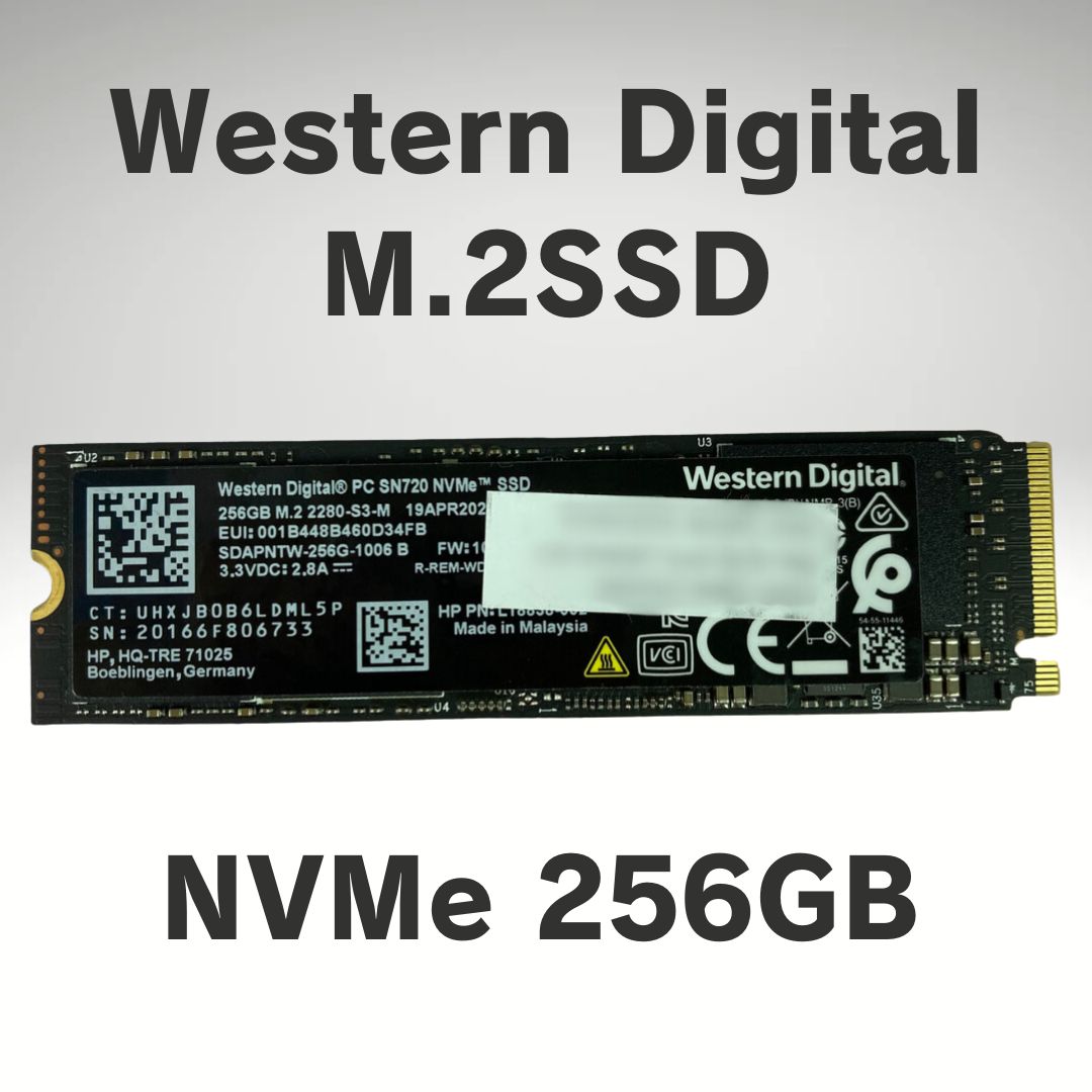 【中古 m.2 】Western Digital 256GB(2566h)【Nvme】