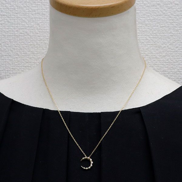 AHKAH K18YG ネックレス AHKAH♡アーカー クロス ダイヤ ネックレス K18YG 定価22万円