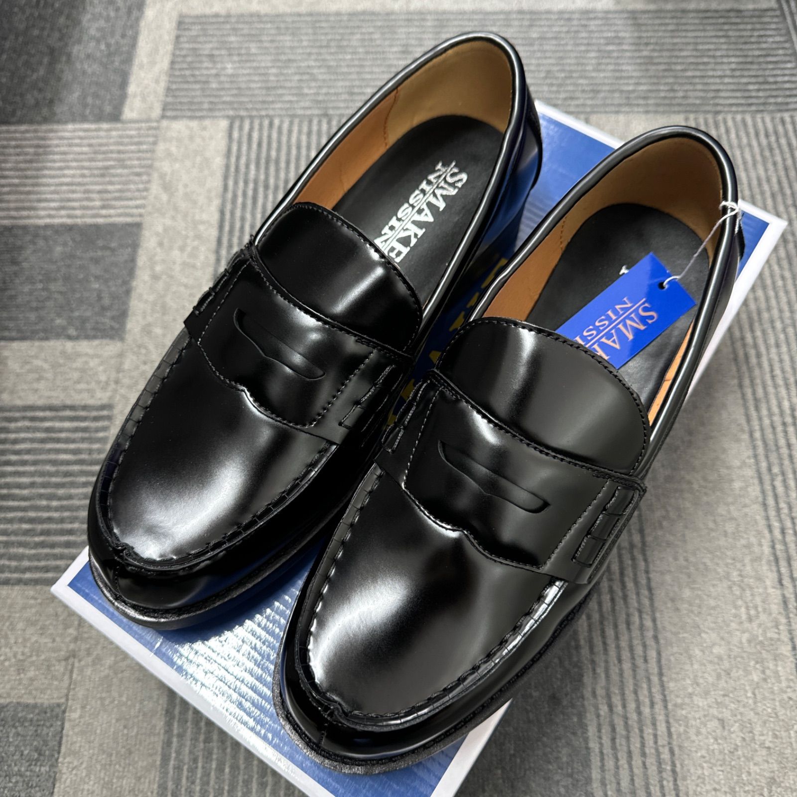 学生靴 メンズローファー コインローファー ビジネスシューズ - メルカリ