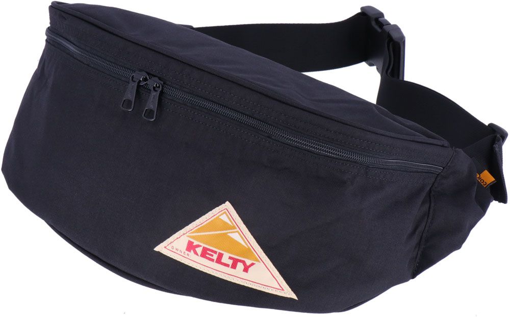 ケルティ KELTY アウトドア ビッグ ファニー 12L BIG FANNY ボディバッグ ウエストバッグ ウエストポーチ 大型 かばん 斜め掛け キャンプ フェス 通勤 通学 レジャー 32591804 BLACK BLACK