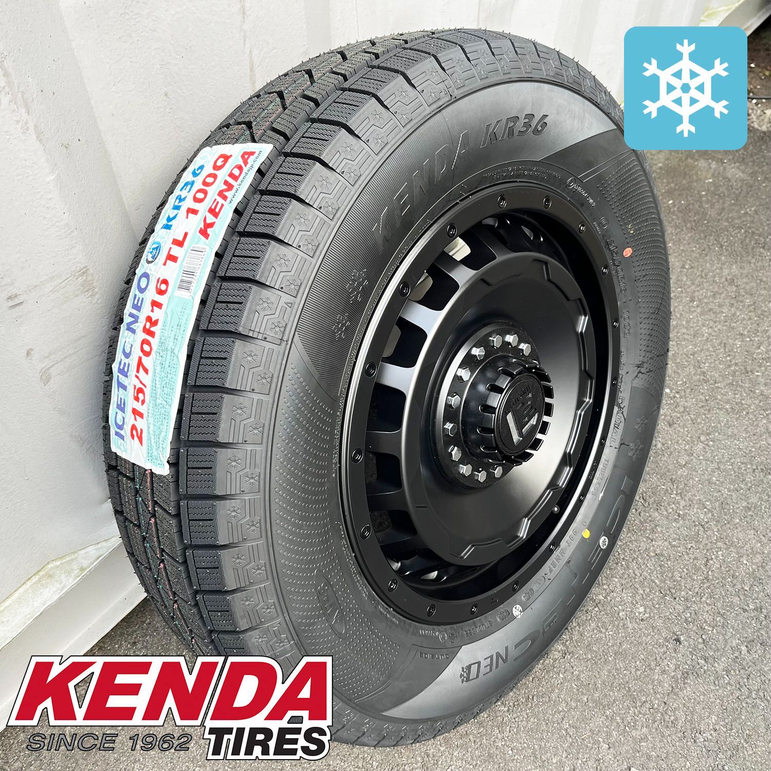 新品スタッドレス【16インチ】RAV4 デリカD5 エクストレイル エクリプスクロス CHR CX5 KENDA KR36 215/65R16 215/70R16  新品タイヤホイールセット １台分 - メルカリ