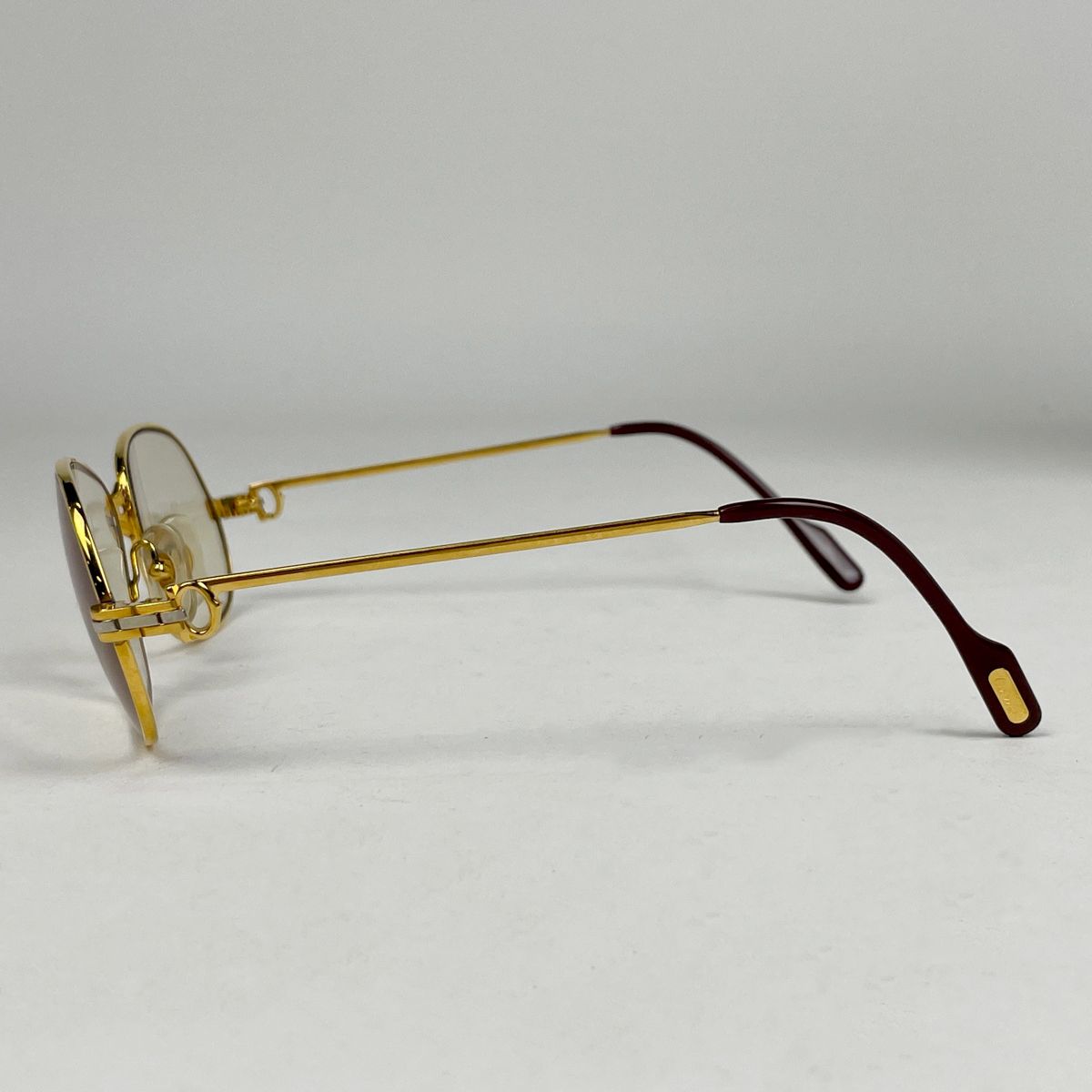 カルティエ CARTIER マイヨン パンテール メガネ アイウェア 眼鏡 メタル ゴールド レディース