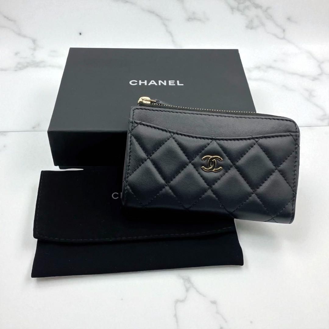 シャネル マトラッセ タイムレスクラシック コインカードケース