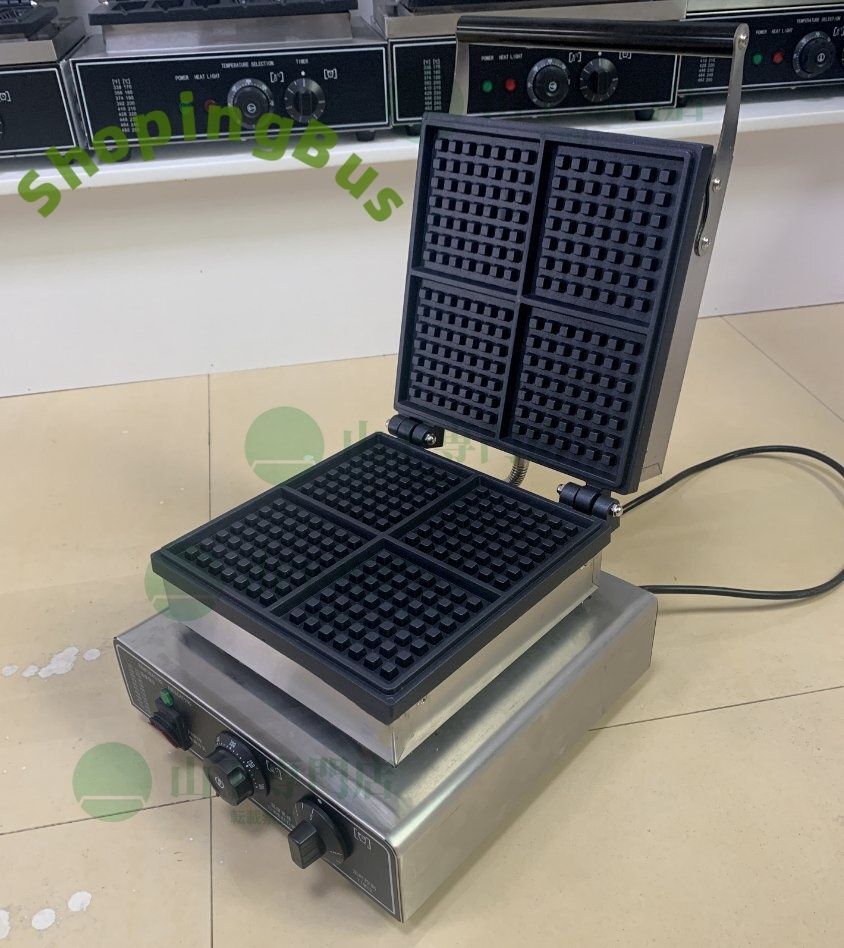 厨房専門店 電気 ワッフルベーカー ワッフル メーカー 焼成取数4個 単相 100V 厨房|業務|飲食|店舗