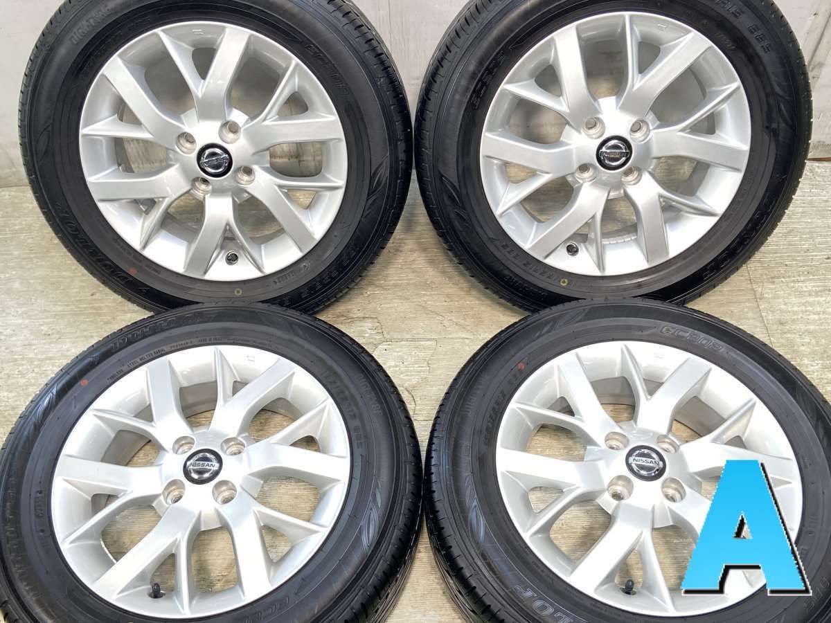 185/65R15 ダンロップ EC202 日産純正 15x5.5 40 100-4穴 中古