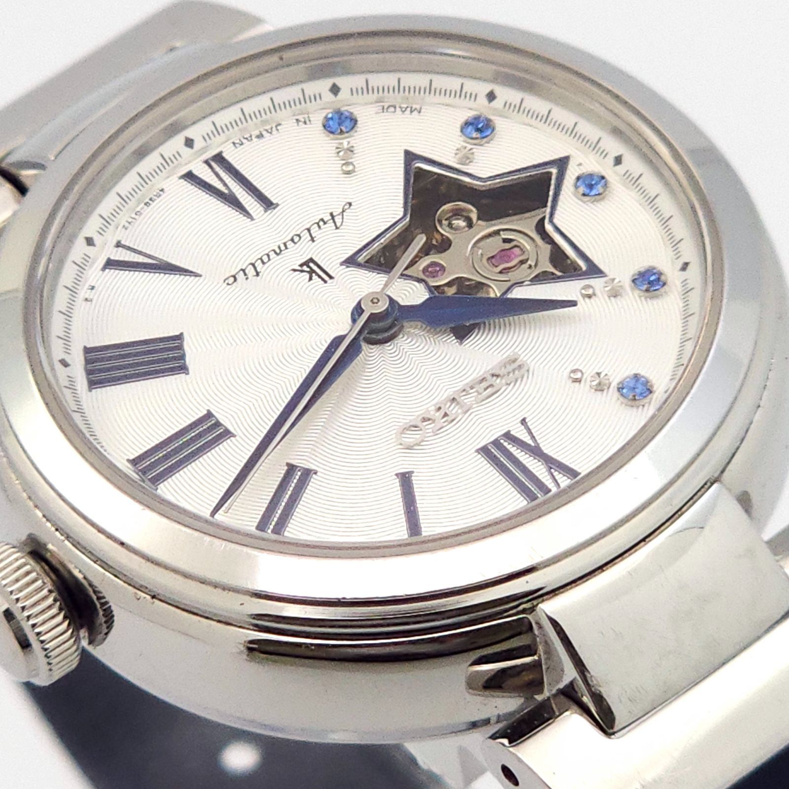 SEIKO セイコー ルキア 4R38-01L0 自動巻 動作品 オープンハート