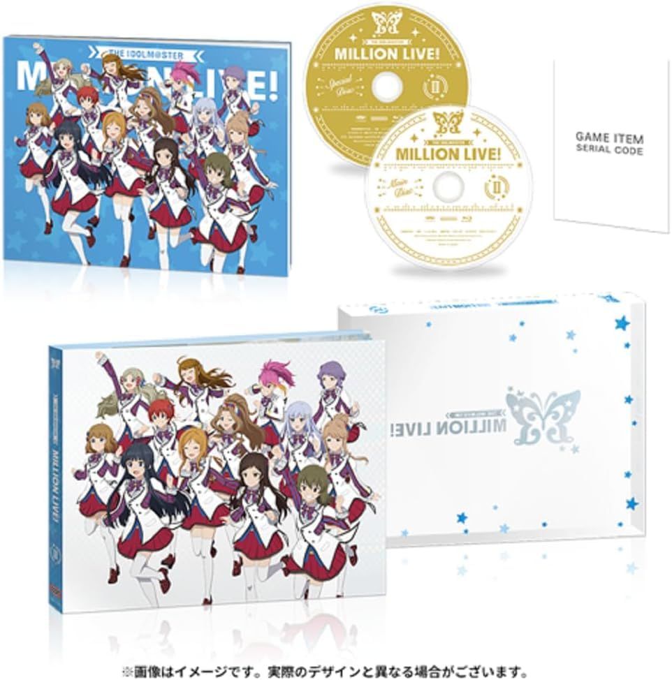 Blu-ray】アイドルマスター ミリオンライブ! [通常版] 全3巻