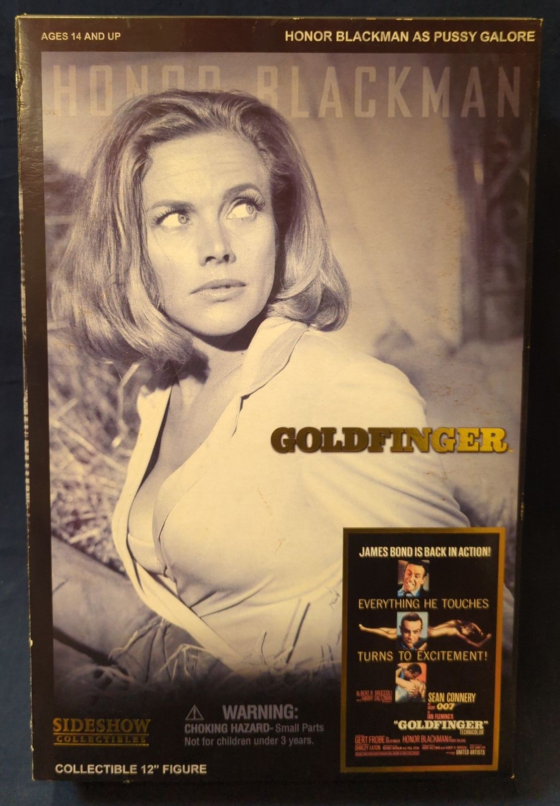 SIDESHOW 007 GOLDFINGER【Honor Blackman sa Pussy Galore】