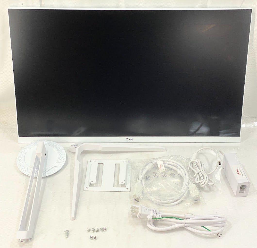 ジャンク品】Pixio PX27U Wave White ゲーミングモニター 27
