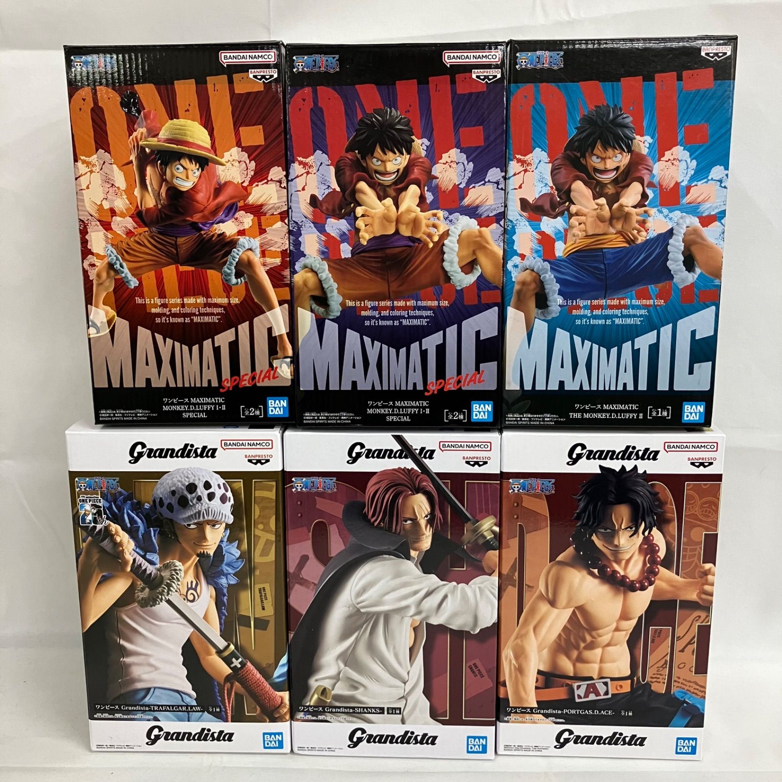 未開封 ワンピース Grandista MAXIMATIC フィギュア 6個セット SFK281