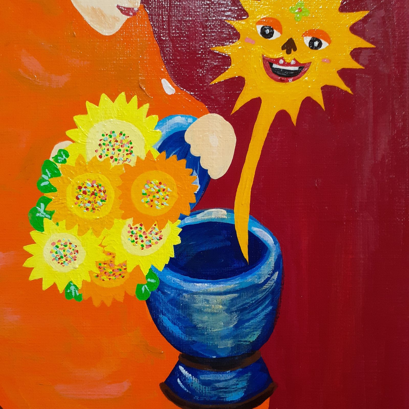 油絵　壁掛け曼荼羅　画家　小楠アキコ作品　サイズ40×40cm　三枚１セット 油絵 壁掛け曼荼羅 画家 小楠アキコ作品 サイズ40×40cm 三枚1セット