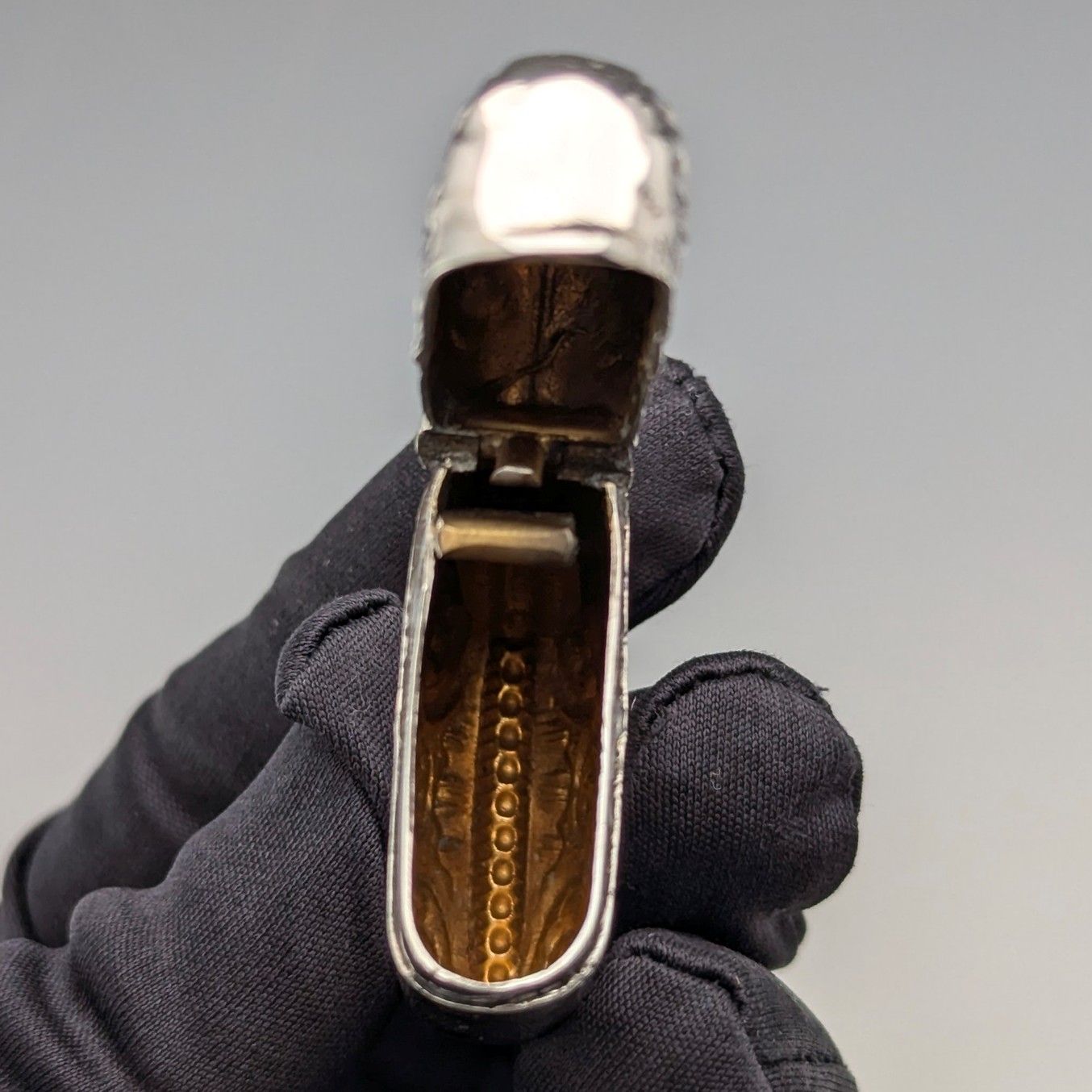 1900年 英国アンティーク 純銀製 ヴェスタケース 24g マッチケース 