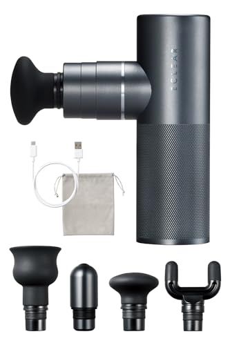 エレコム リフレッシュガン 4段階強さ調整 スポーツケアモデル エアーカップ型 アタッチメント4種付属 充電式 収納袋付き ECLEAR ブラック HCR GN 02 XBK