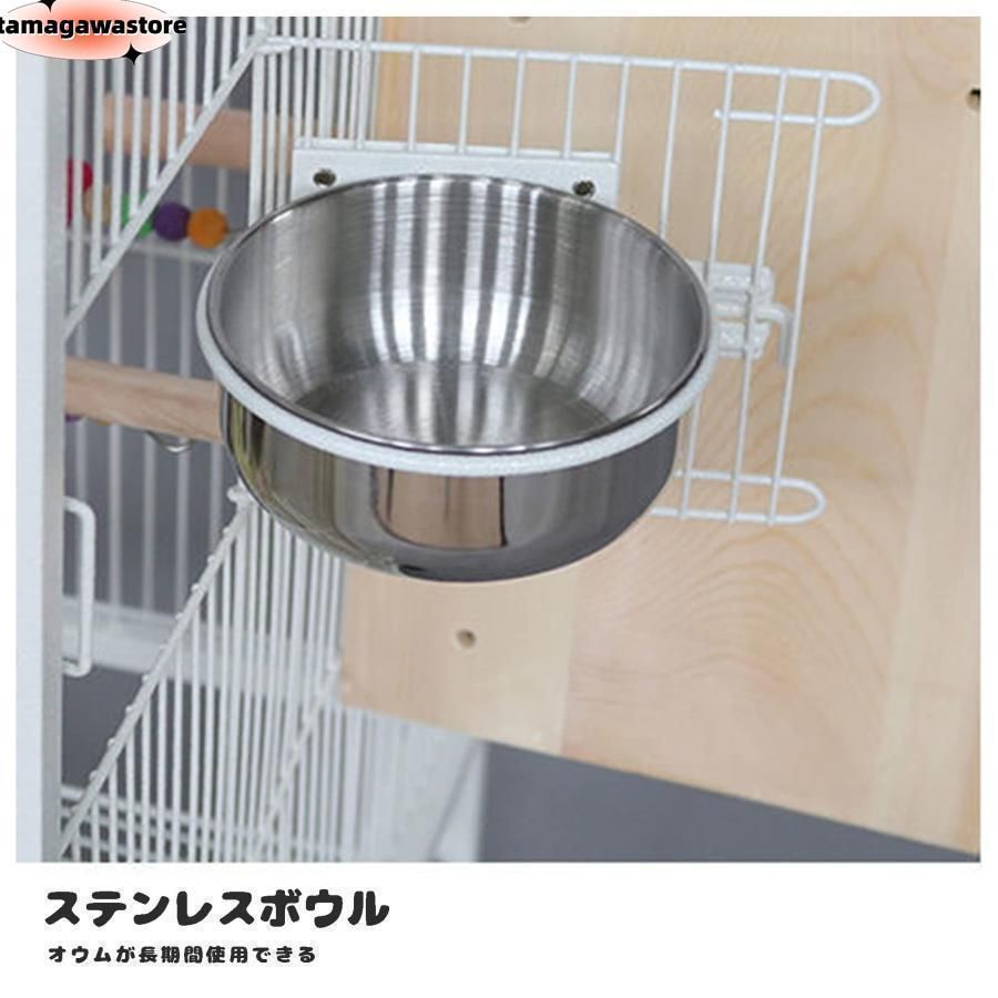 クリアアクリル鳥かご 複数飼い大型インコ