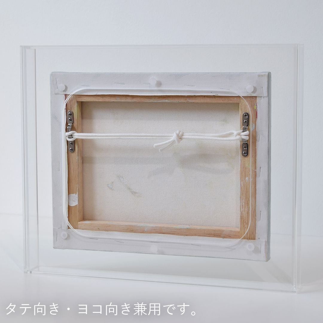 アクリル製の透明な額 prèdoux　キャンバス木枠用　F12サイズ