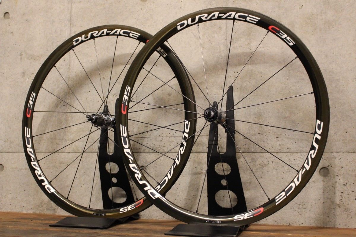 シマノ SHIMANO デュラエース DURA-ACE WH-7900 C35 カーボン チューブラー ホイールセット シマノ10S ナローリム  【福岡店】 - メルカリ