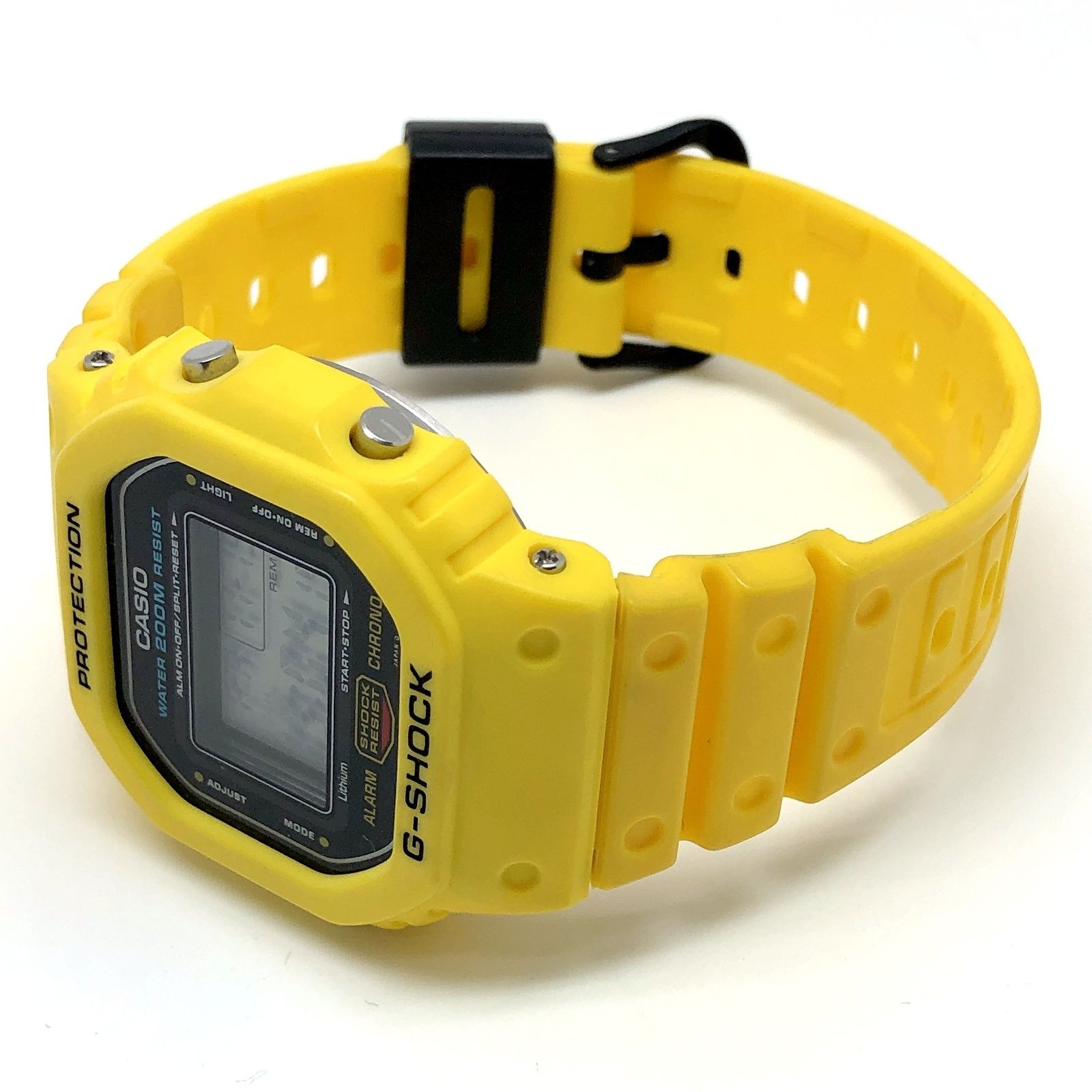 G-SHOCK ジーショック DW-5600C-9BV M901 海外200M表記 イエロー