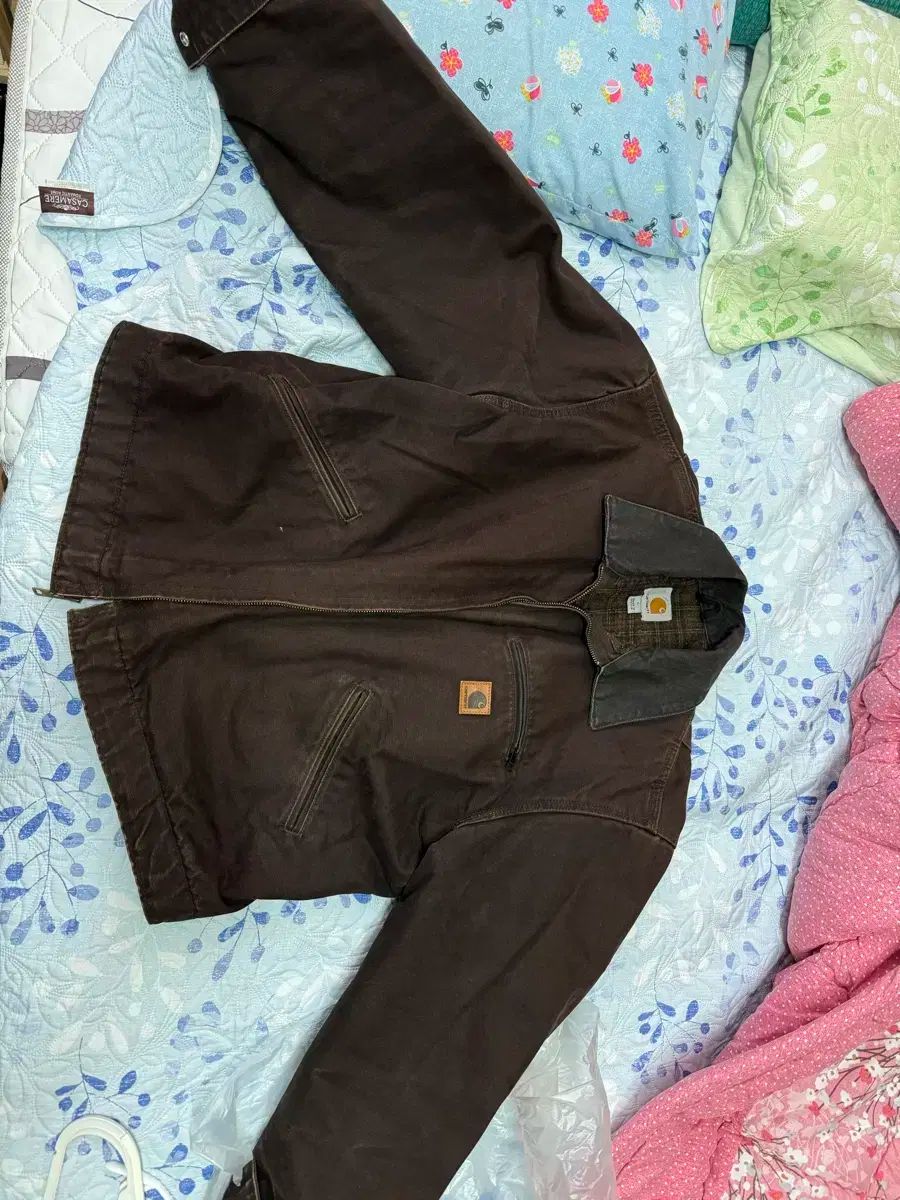 【雷市場（ポンジャン）商品韓国直送】 Carhartt(カーハート) サンドストーン デトロイトジャケット ワークジャケット