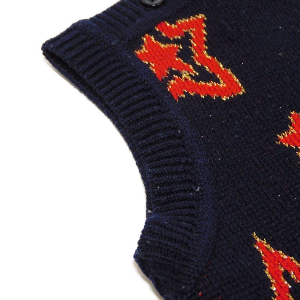 GUCCI グッチ ロゴ スター ノースリーブ ニット キッズ ガールズ  