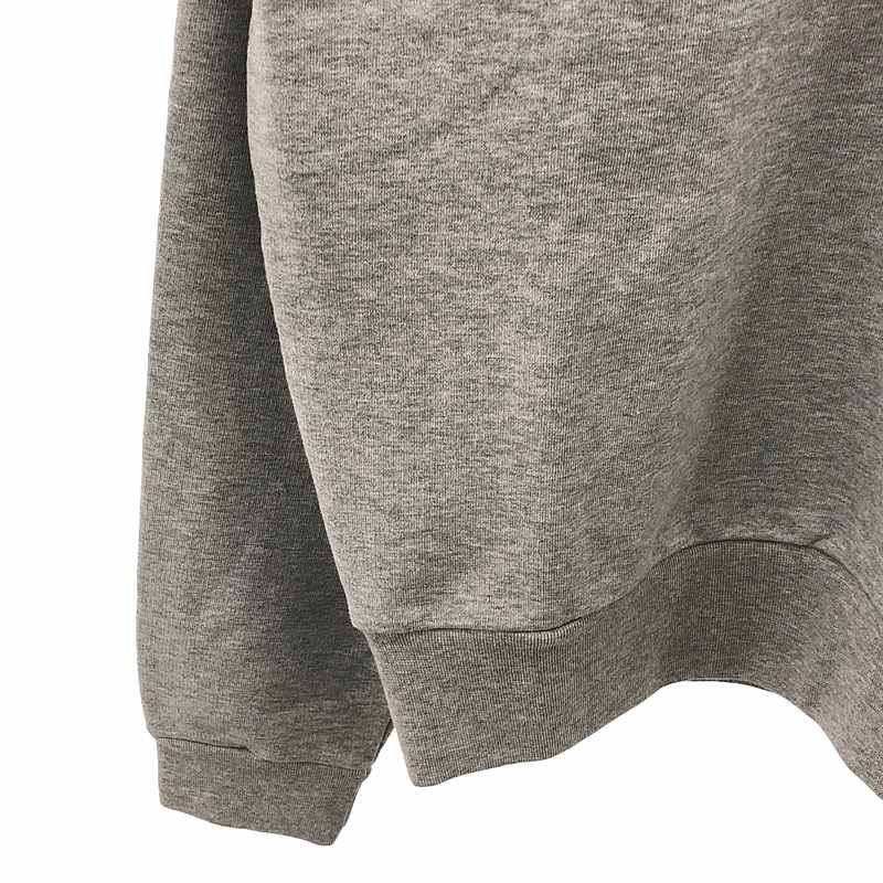 【美品】  MARNI / マルニ | 2024AW | ステッチワーク ロゴパッチ スウェット プルオーバー / 46 | 46 | gray | メンズ 美品】 MARNI / マルニ | 2024AW | ステッチワーク ロゴパッチ