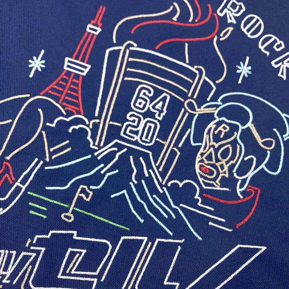 サイズ：5 RUSSELUNO ラッセルノ ハーフジップ 半袖ポロシャツ バック